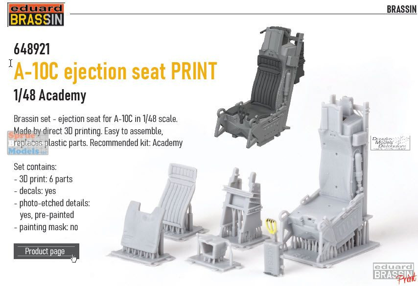 EDU648921 1:48 Eduard Brassin Print - A-10C Thunderbolt II