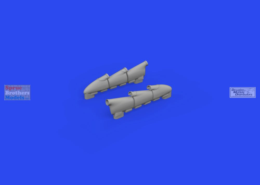 Eduard – Kit De Pots D'échappement En Laiton Pour Hurricane Mk.II – Échelle 1/32 – Impression 3D Directe – Remplace Les Pièces Plastiques – Pour Kit Revell