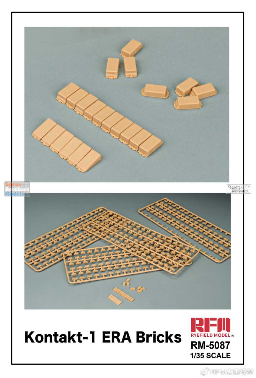 RFMRM5087 1:35 Rye Field Model Kontakt-1 ERA Bricks - Sprue