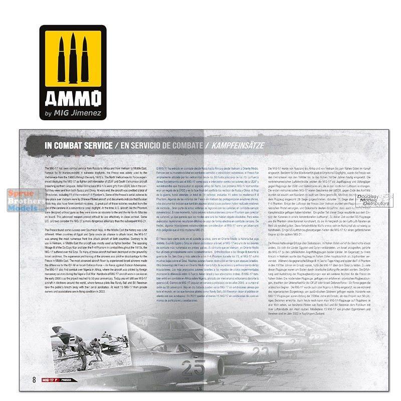 AMM6084 AMMO by Mig Camouflage Visual Modelers Guide - MiG-17F