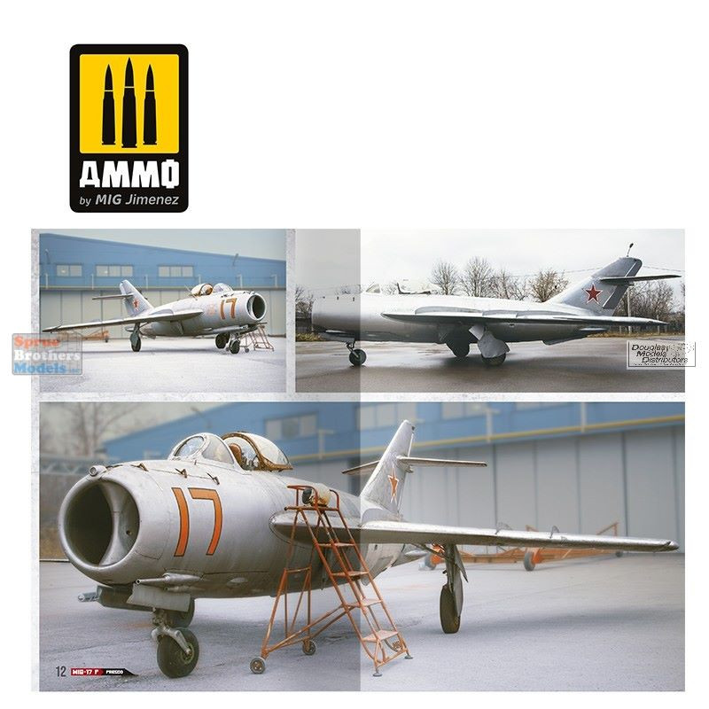 AMM6084 AMMO by Mig Camouflage Visual Modelers Guide - MiG-17F