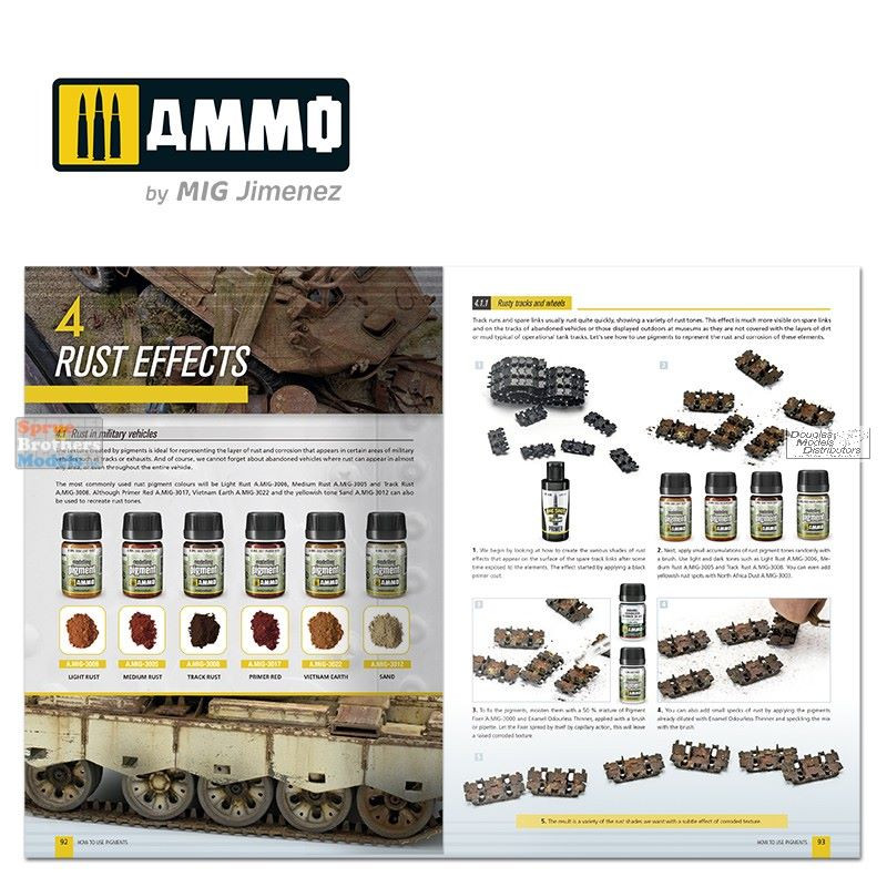 AMM6293 AMMO by Mig Modelling Guide - How To Use Pigments - Sprue