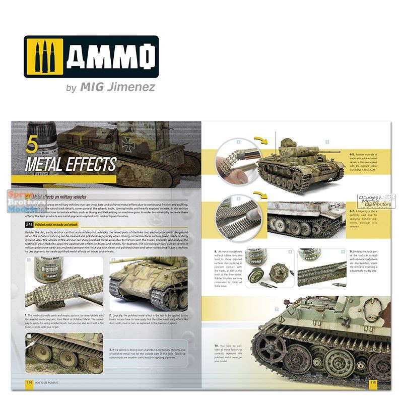 AMM6293 AMMO by Mig Modelling Guide - How To Use Pigments - Sprue