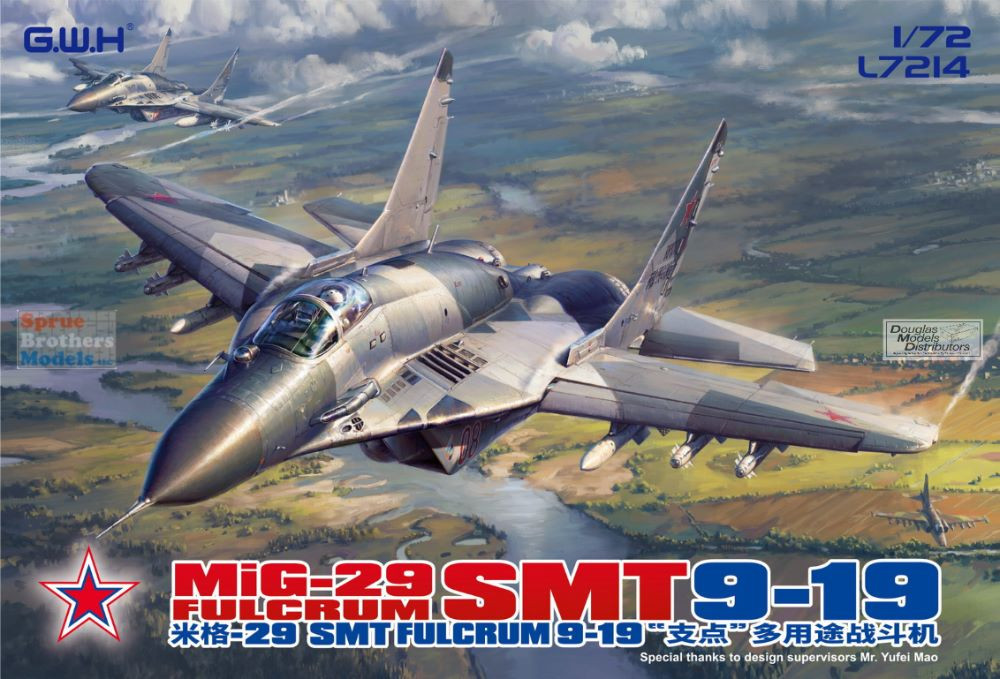 LNRL7214 1:72 Great Wall Hobby MiG-29 9-19 SMT Fulcrum - Sprue
