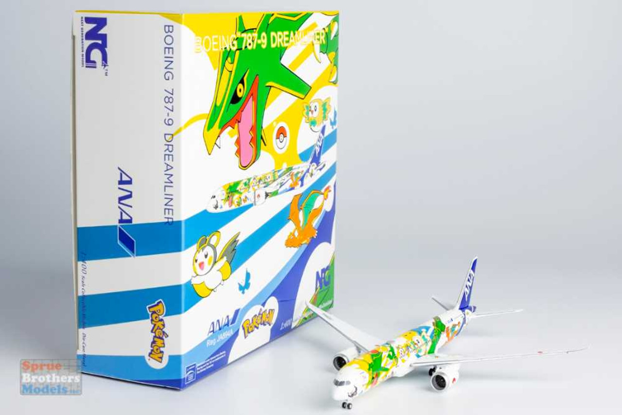 NGM55110 1:400 NG Model ANA B787-9 Reg #JA897A Pikachu Jet (pre 