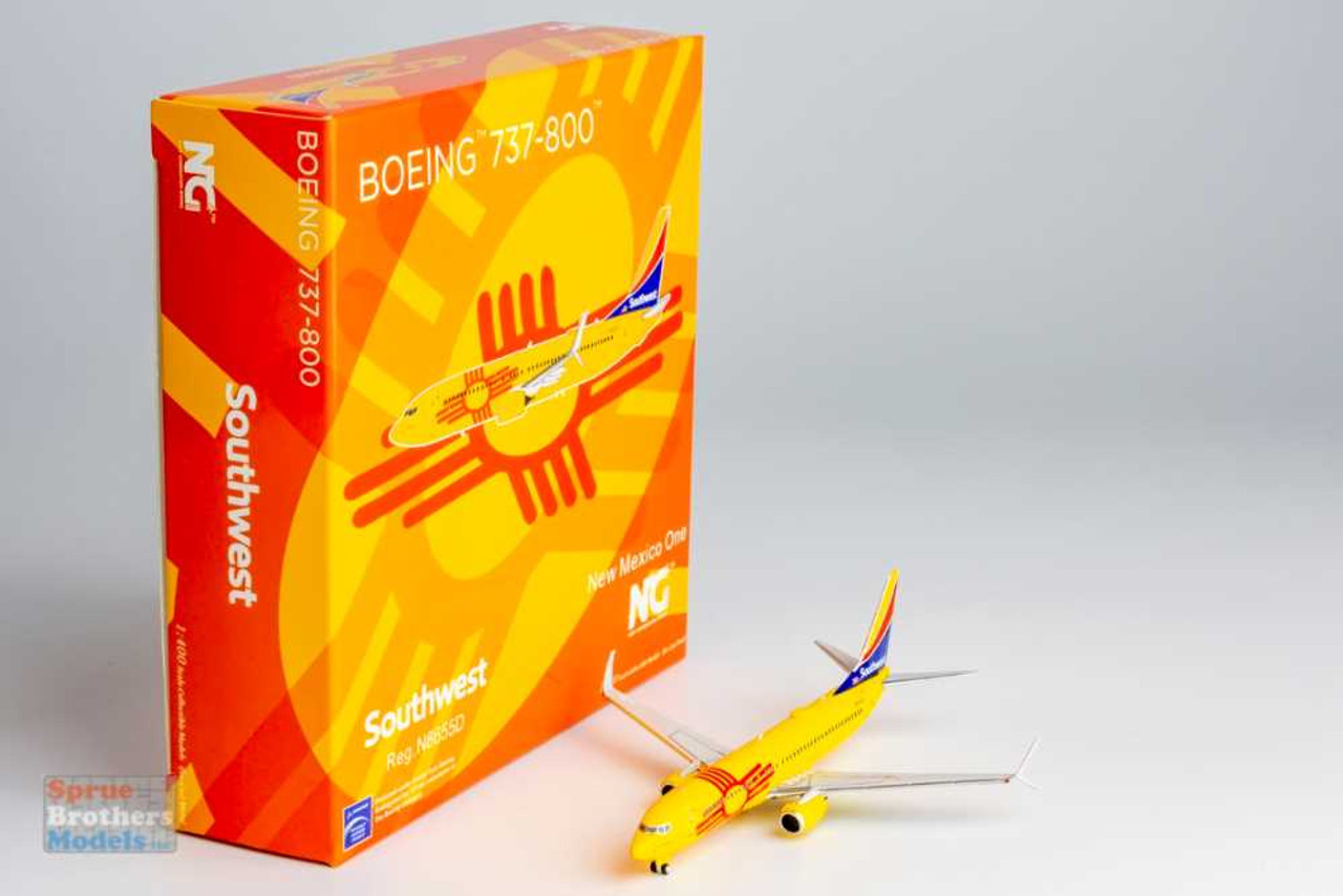 NGM58210 1:400 NG Model Southwest Airlines B737-800 Reg #N8655D New Mexico  One (pre-painted/pre-built)