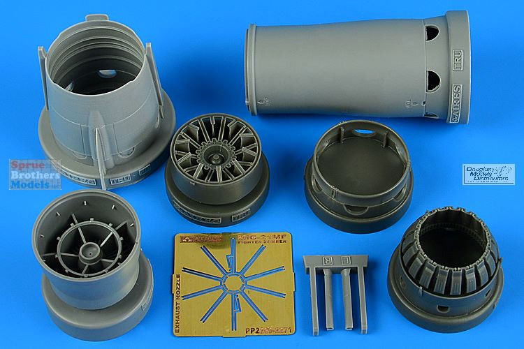 ARS2271 1:32 Aires MiG-21MF Fishbed Exhaust Nozzle - Closed (TRP