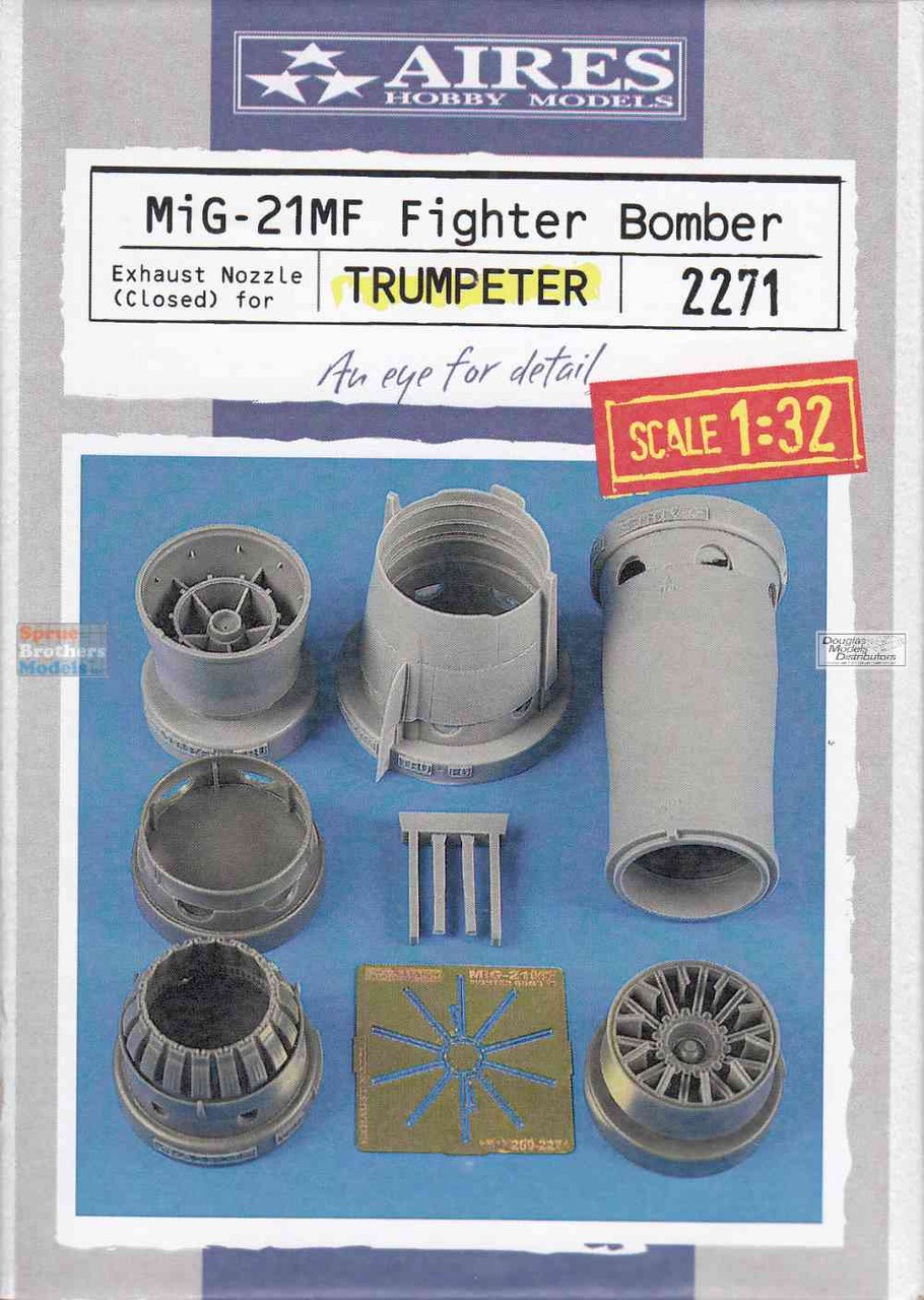 シャーベット ARS2271 1:32 Aires MiG-21MF Fishbed Exhaust Nozzle - Closed (TRP