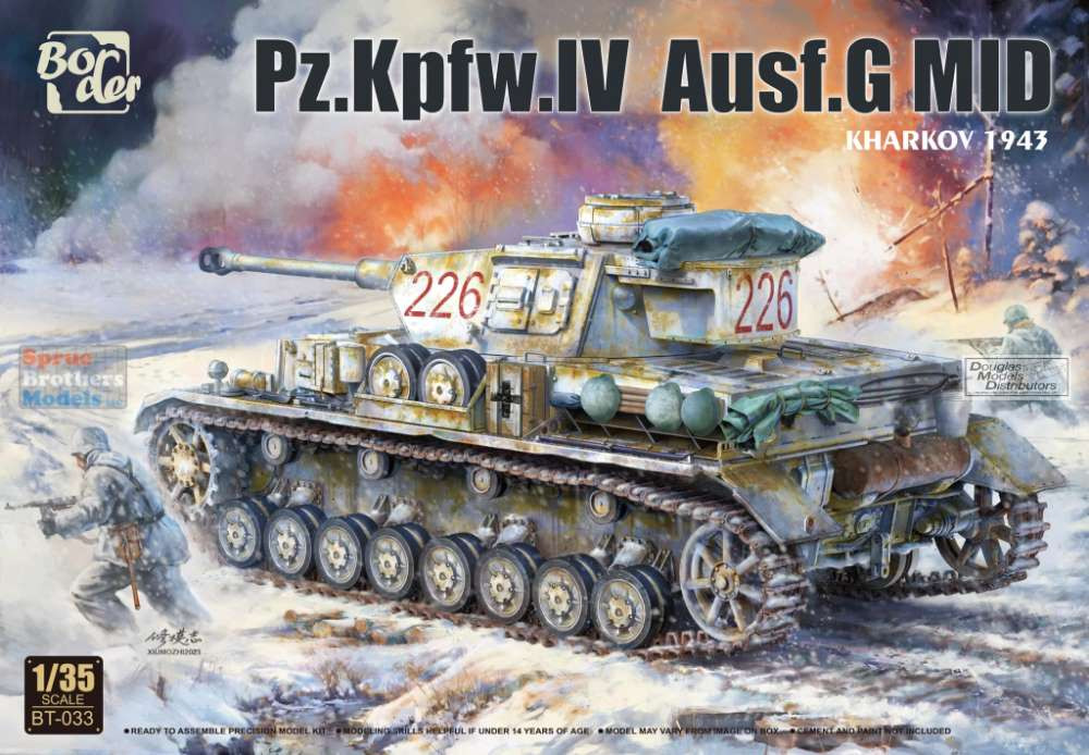 BDMBT033 1:35 Border Model Panzer Pz.Kpfw.IV Ausf.G Mid Kharkov