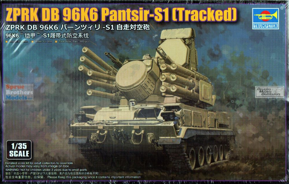TRP01093 1:35 Trumpeter ZPRK DB 96K6 Pantir-S1 (Tracker) - Sprue