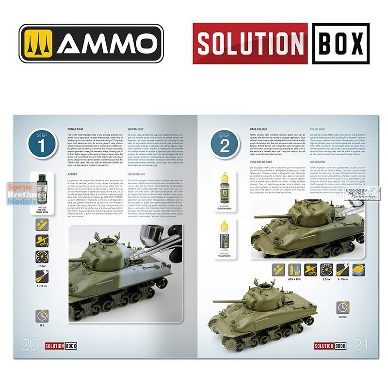 AMMO MIG 7723 ソリューションボックス 米海軍航空機 （後期） AMM7728 AMMO by Mig Solutions Box - WW2 USA ETO Colors and