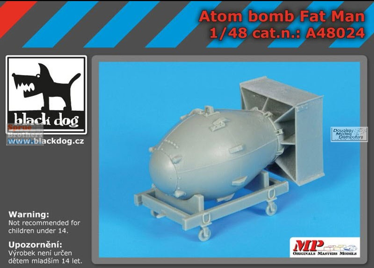 BLDA48024A 1:48 Black Dog Atom Bomb Fat Man