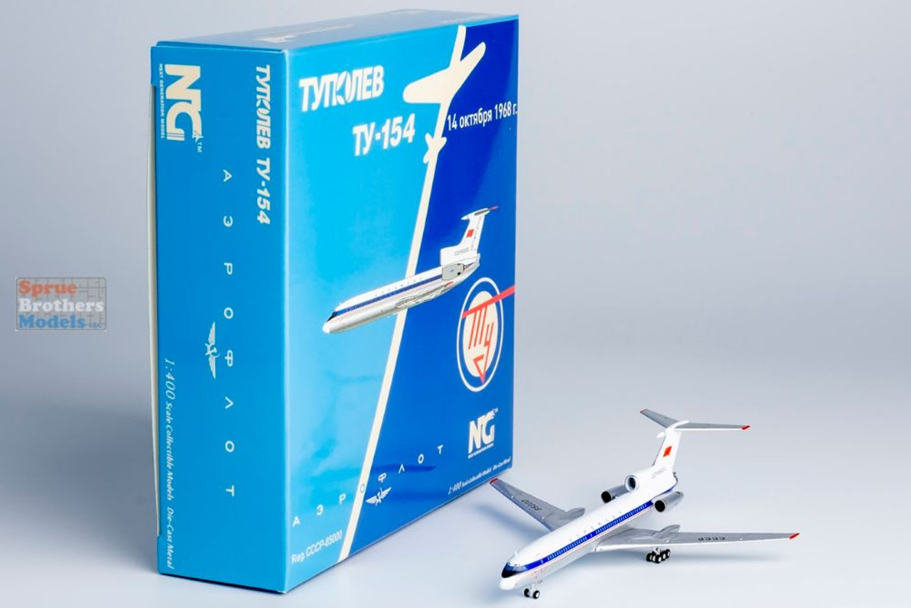 NGM54016 1:400 NG Model Aeroflot Tu-154B Reg #CCCP-85000 (pre