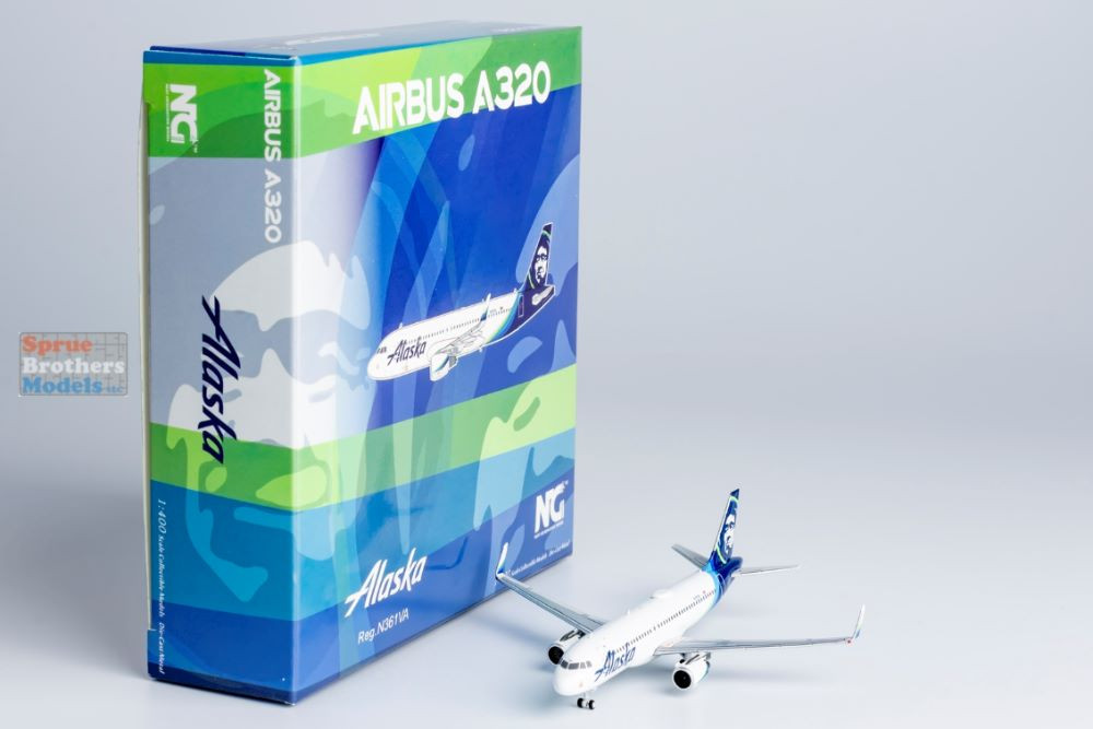 NGM15016 1:400 NG Model Alaska Airlines Airbus A320-200 Reg