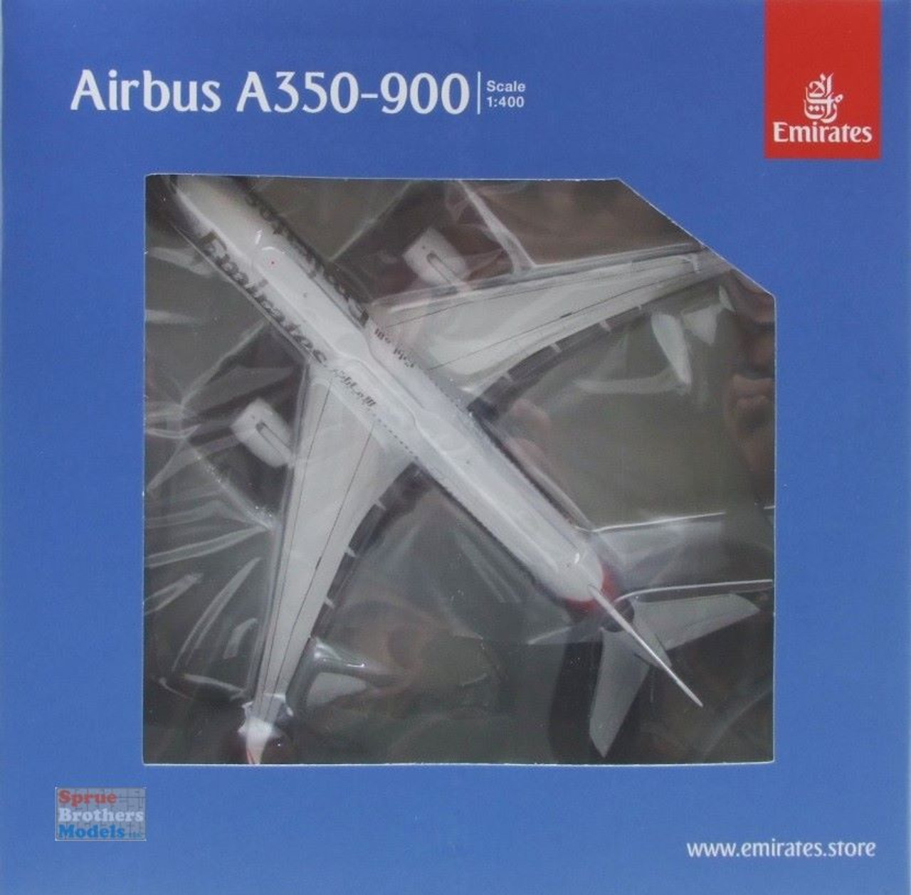 GEMGJ2241 1:400 Gemini Jets Emirates Airbus A350-900 Reg #A6-EXA  (pre-painted/pre-built)