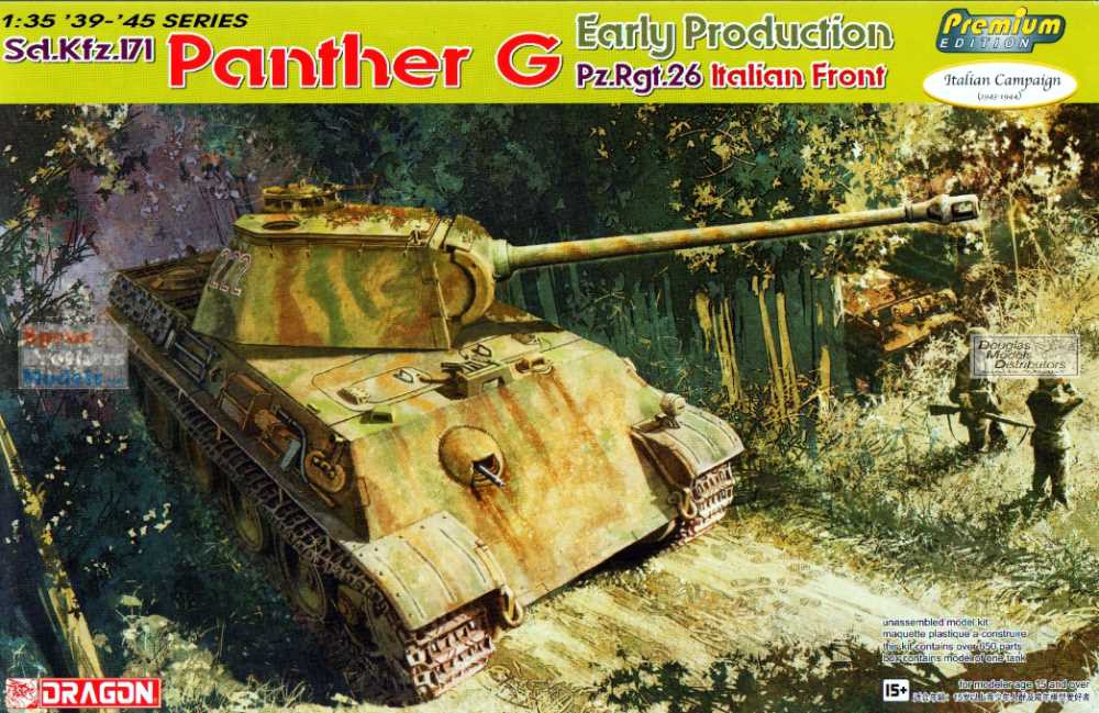 DML6622 1:35 Dragon Sd.Kfz.171 Panther G Early Pz.Rgt.26 Italian
