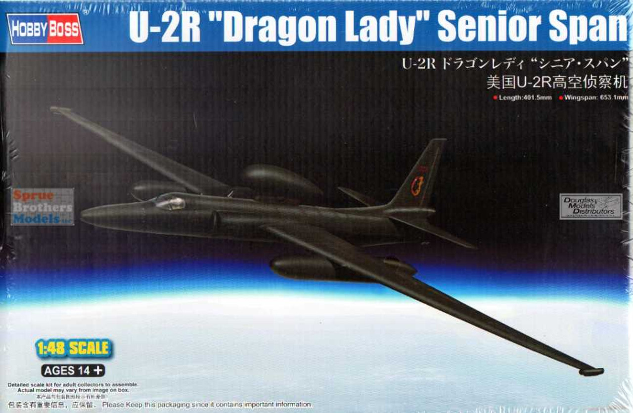 HBS81740 1:48 Hobby Boss U-2R Dragon Lady Senior Span