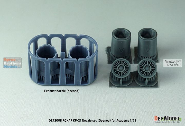 DEFDZ48001 1:48 DEF Model T-50 Black Eagle Exhaust Nozzle Set