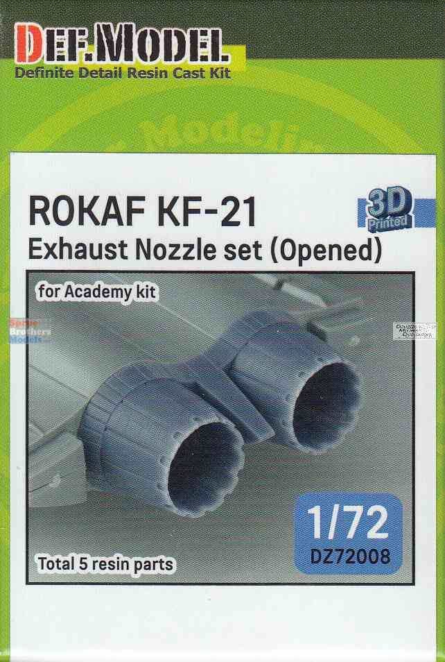 DEFDZ48001 1:48 DEF Model T-50 Black Eagle Exhaust Nozzle Set