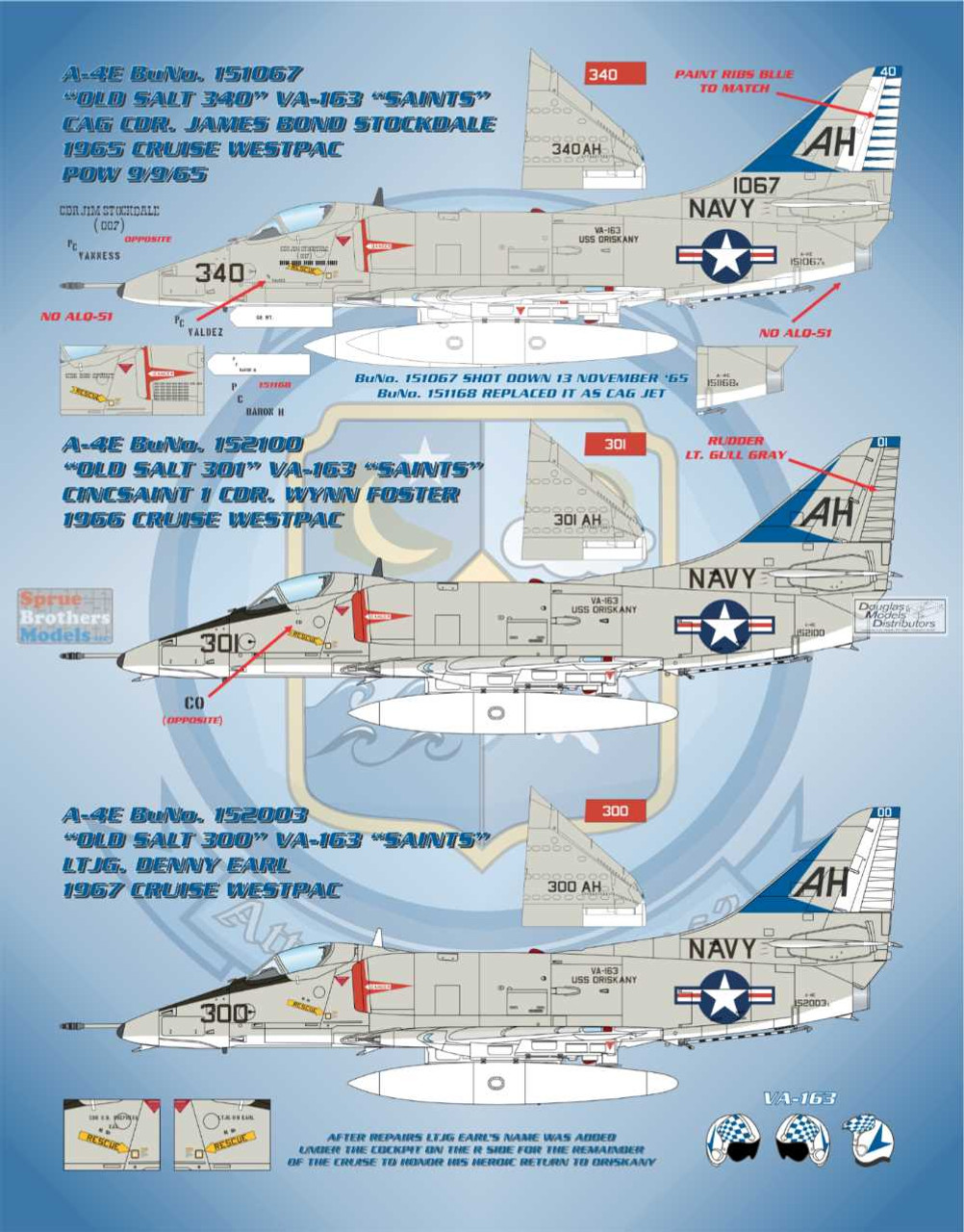 BMA48031 1:48 Bullseye Model Aviation Decals - Carrier Air