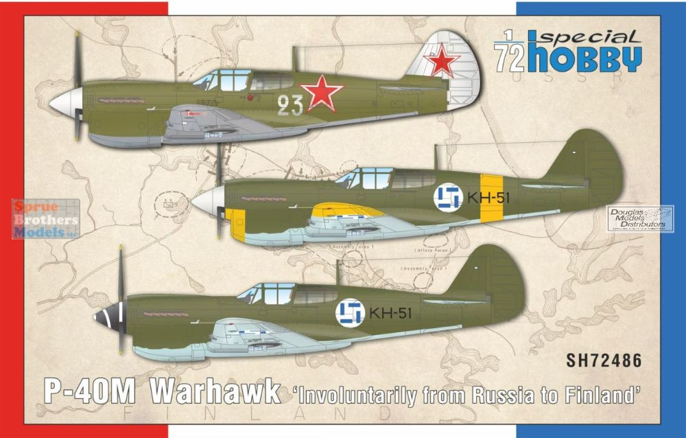 SPH72486 1:72 Special Hobby P-40M Warhawk 'Involuntarily from