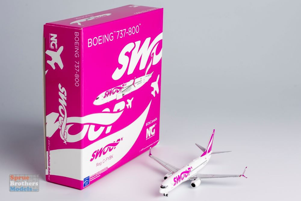 NGM58206 1:400 NG Model Swoop Airlines B737-800(S) Reg #C-FYBK