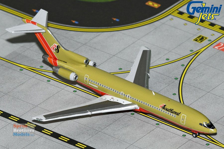 GEMGJ2216 1:400 Gemini Jets Southwest Airlines B727-200 Reg