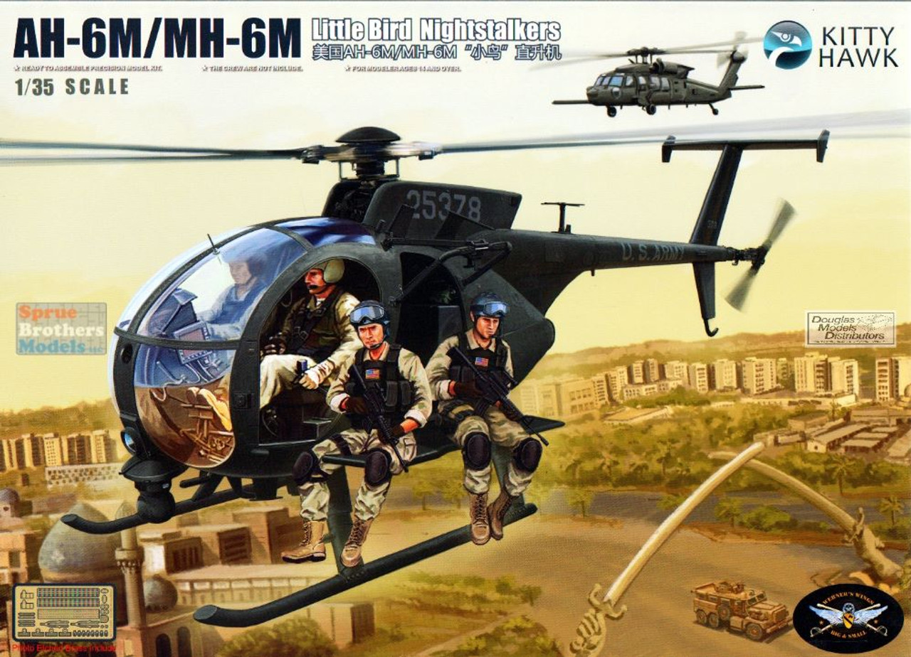 ZIMKH50002 1:35 Zimi Model Kitty Hawk AH-6M / MH-6M Little Bird 