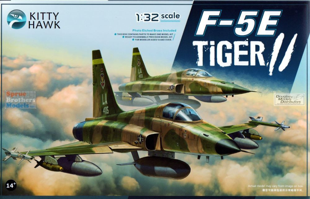 ZIMKH32018 1:32 Zimi Model Kitty Hawk F-5E Tiger II - Sprue