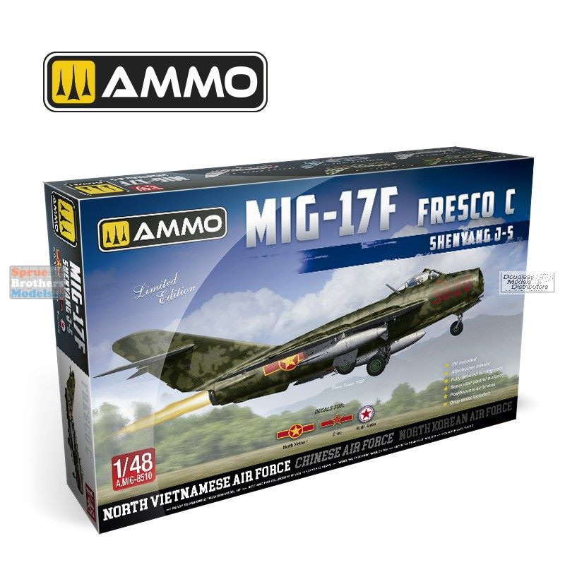 AMM8510 1:48 AMMO by Mig MiG-17F Fresco C / Shenyang J-5 - Sprue