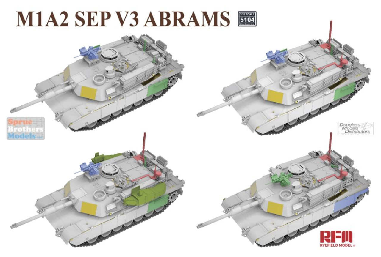 Tim arms様(専用ページ) RFMRM5104 1:35 Rye Field Model M1A2 SEP V3 Abrams Main