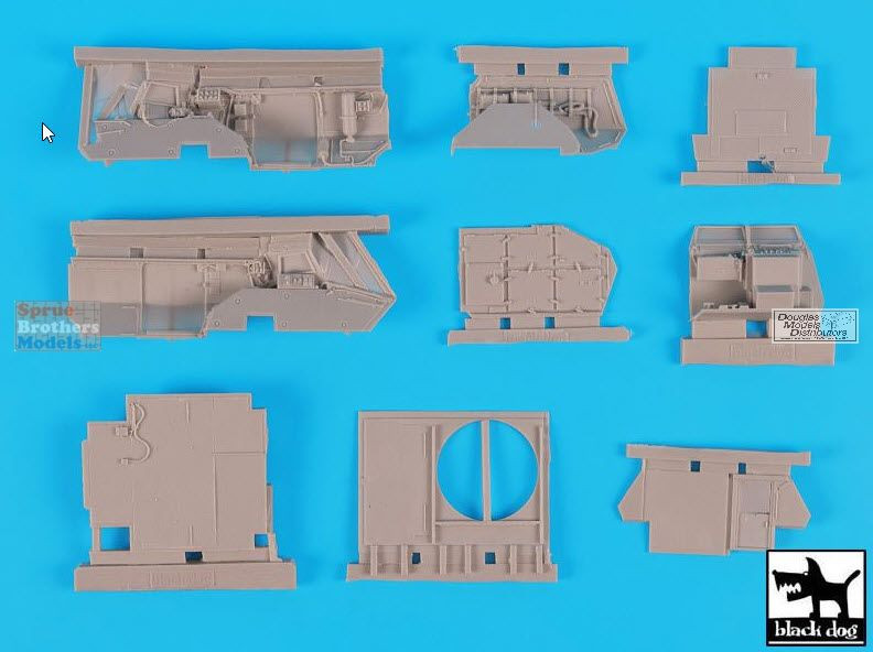 BLDT35178T 1:35 Black Dog M1117 Guardian Interior Accessories +