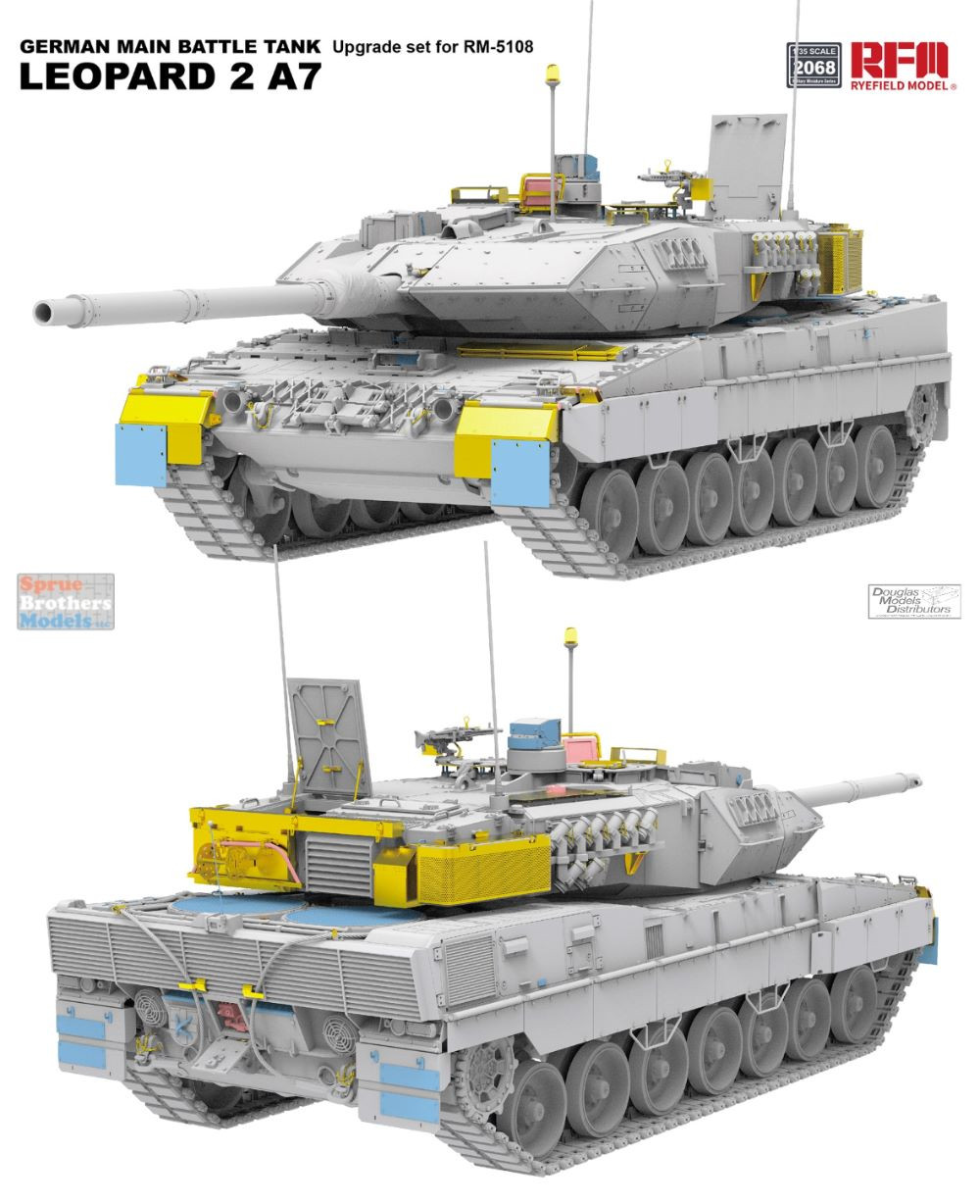 RFMRM2068 1:35 Rye Field Model Leopard 2A7 Upgrade Set (RFM kit