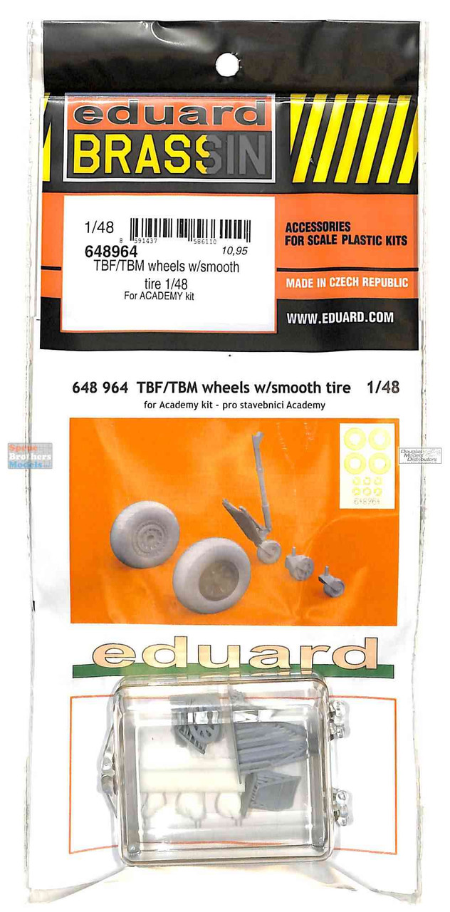 118セット① EDU648964 1:48 Eduard Brassin Print - TBF TBM Avenger Wheels with