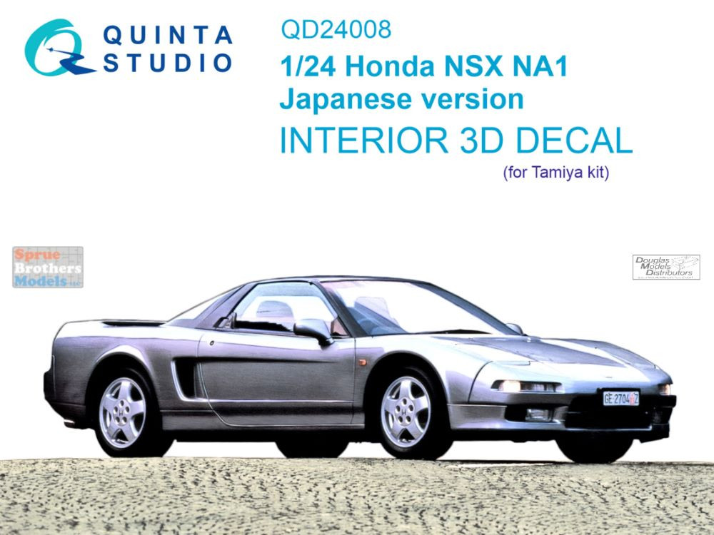 QTSQD24008 1:24 Quinta Studio Interior 3D Decal - Honda NSX NA1