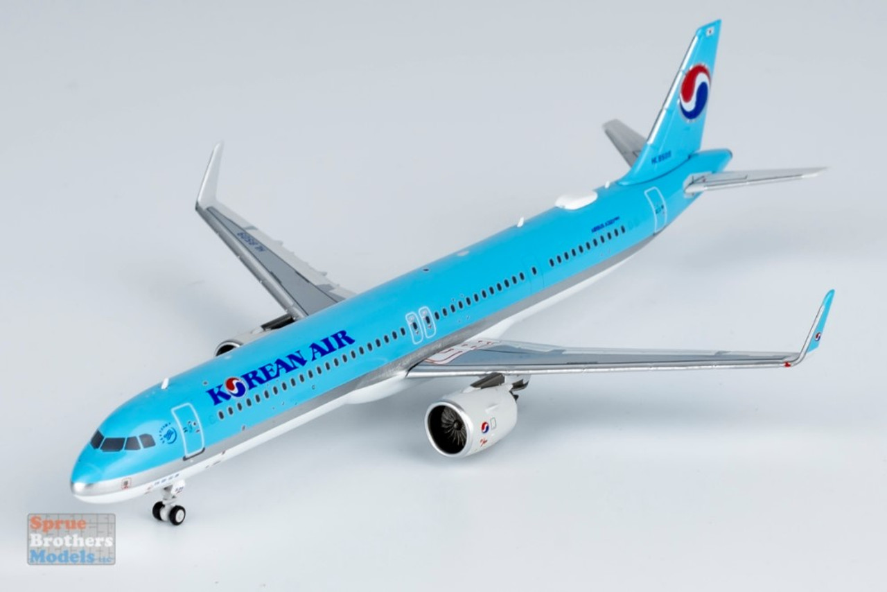 NGM13096 1:400 NG Model Korean Air Airbus A321neo Reg #HL8509  (pre-painted/pre-built)