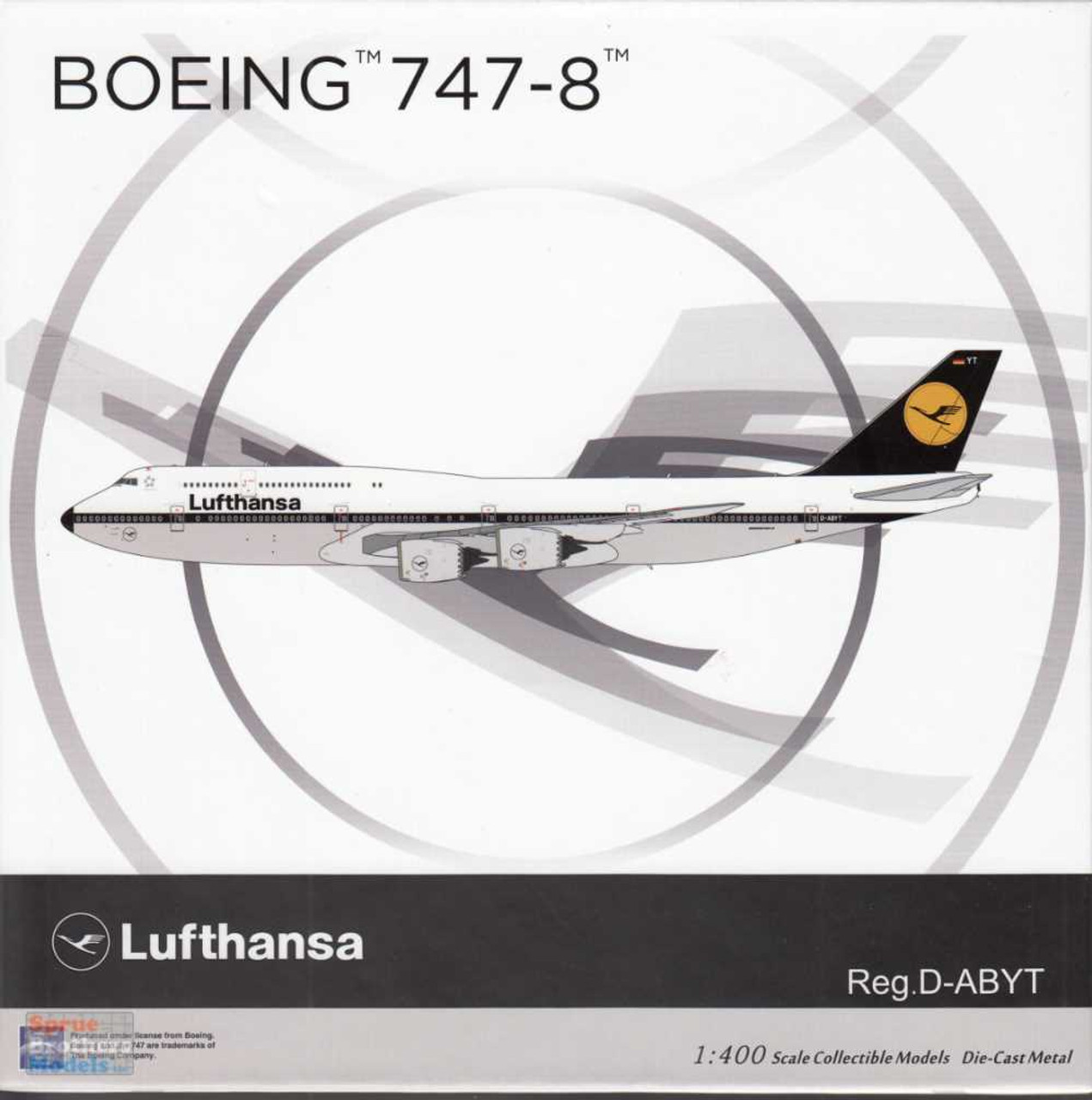 Lufthansa B747-8i D-ABYT レトロ塗装 ルフトハンザの創立60周年記念のレトロ塗装機(D-ABYT)をやっと撮影！