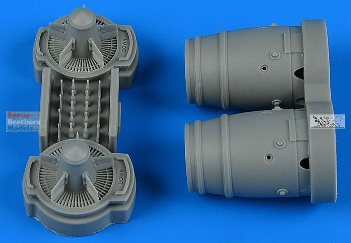 ARS4908 1:48 Aires Su-25 Frogfoot Exhaust Nozzles (ZVE kit