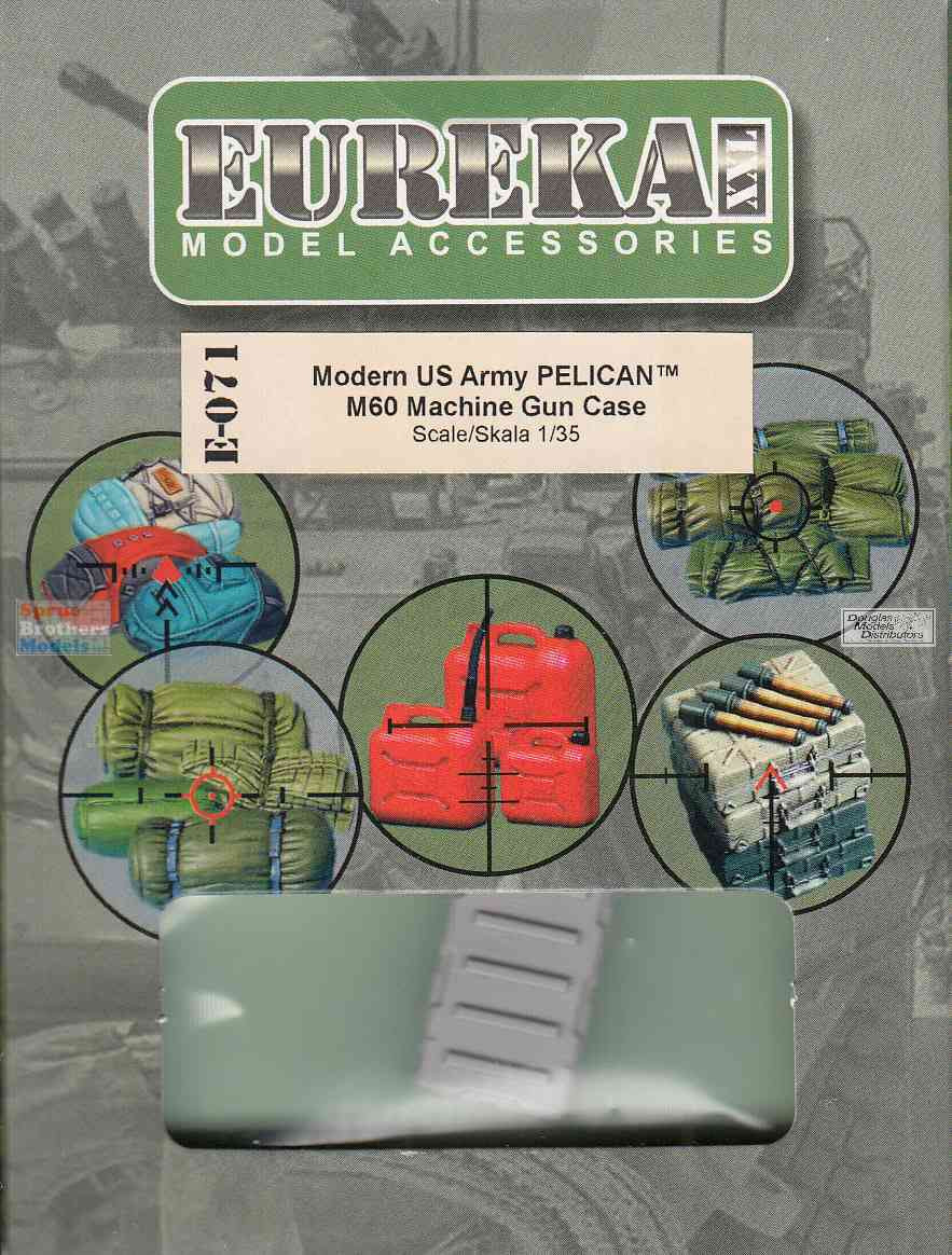 EURE071 1:35 Eureka XXL - Modern US Army Pelican M60 Machine Gun