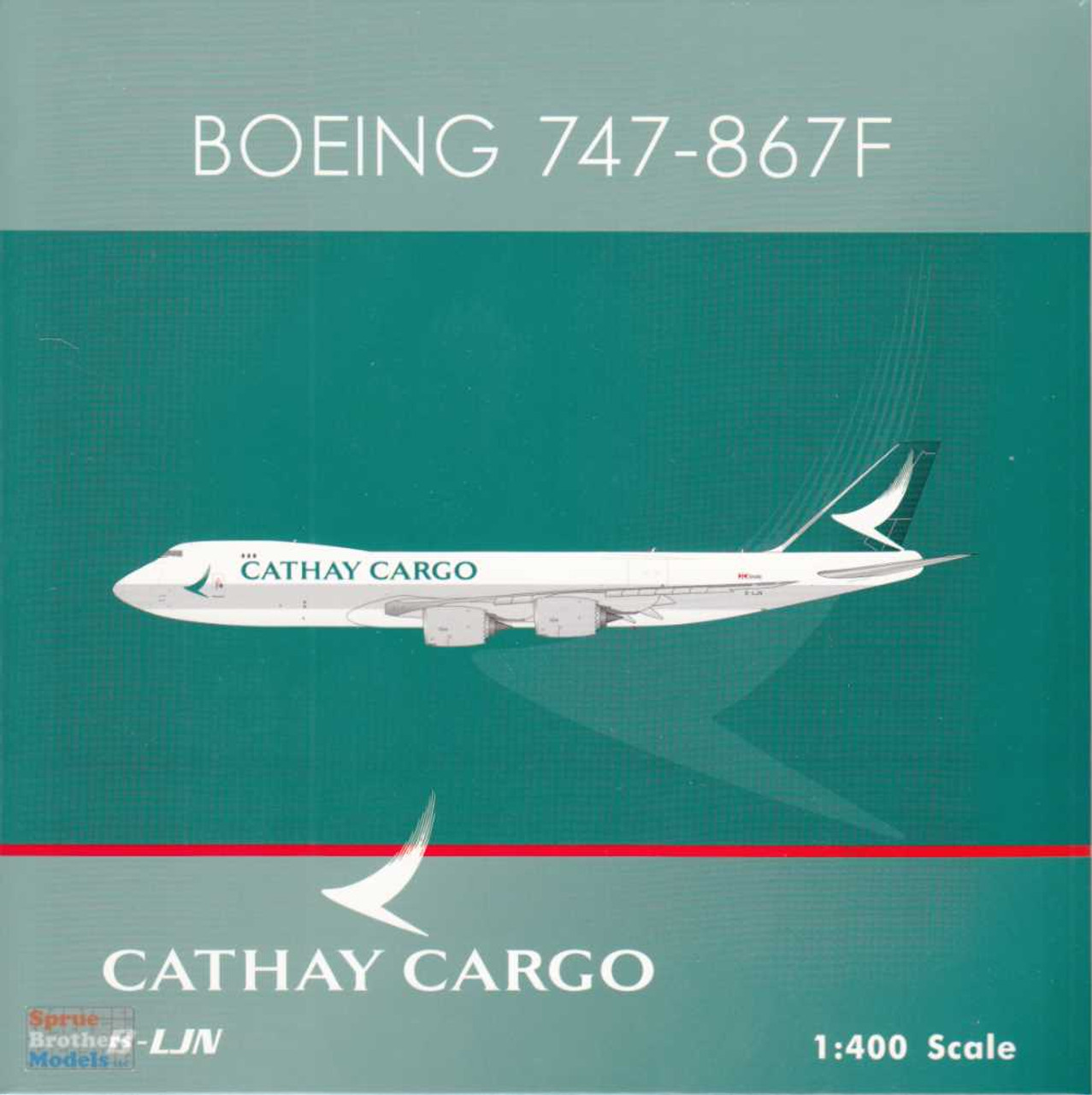 PHX04575 1:400 Phoenix Model Cathay Cargo B747-8F Reg #B-LJN  (pre-painted/pre-built)