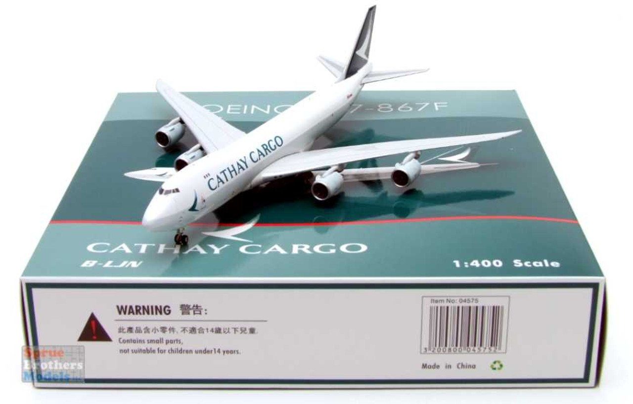 PHX04575 1:400 Phoenix Model Cathay Cargo B747-8F Reg #B-LJN  (pre-painted/pre-built)