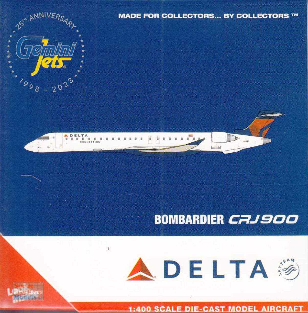 GEMGJ2029 1:400 Gemini Jets Delta Airlines CRJ-900LR Reg #N800SK  (pre-painted/pre-built)