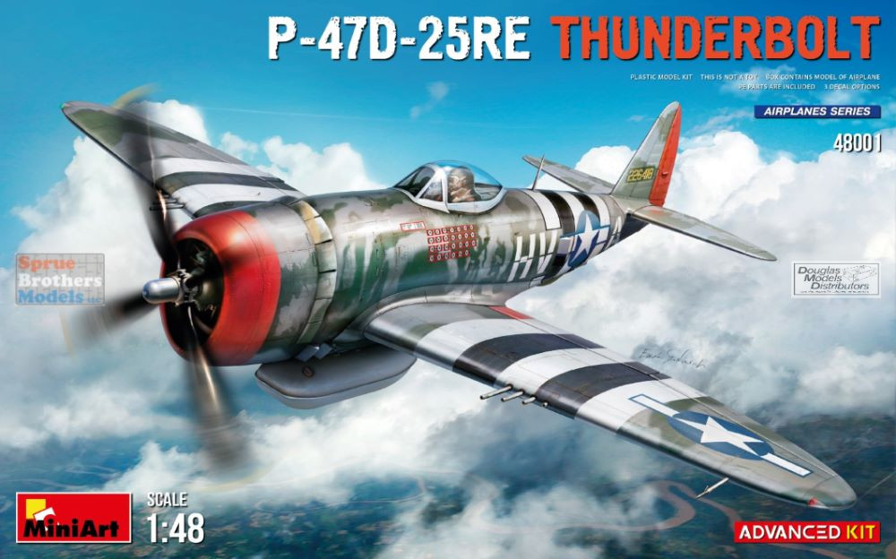 MIA48001 1:48 Miniart P-47D-25RE Thunderbolt [Advanced Kit