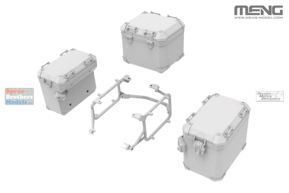 MNGSPS091 1:9 Meng BMW R 1250 GS ADV Luggage Cases (MNG kit