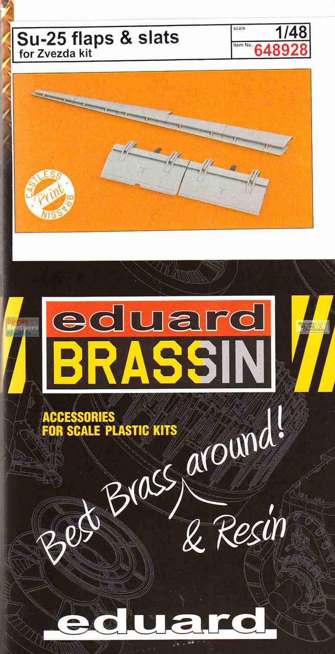 EDU648928 1:48 Eduard Brassin Print - Su-25 Frogfoot Flaps & Slats