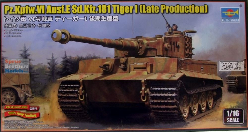 TRP00945 1:16 Trumpeter Sd.Kfz.181 Tiger I Late - Sprue Brothers