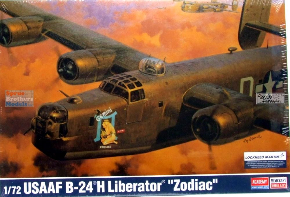 ハリケーン　メッシ　アントニーロビンソン　アリソンベッカー　4体セット ACA12584 1:72 Academy B-24H Liberator 'Zodiac' - Sprue Brothers