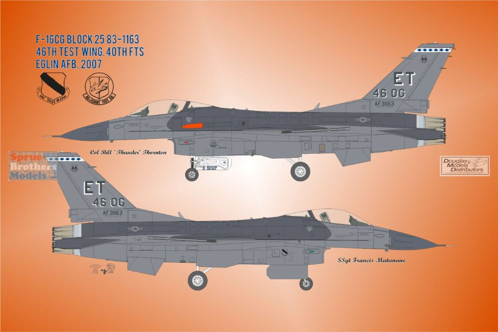 BMA48034 1:48 Bullseye Model Aviation Decals - 'Flight Test Vipers