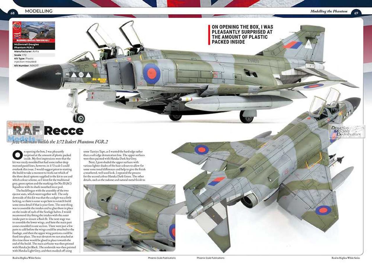 PSPWH005 Phoenix Scale Publications - The McDonnell Douglas Phantom British  Versions [FG.1 FGR.2 & F-4J(UK)]