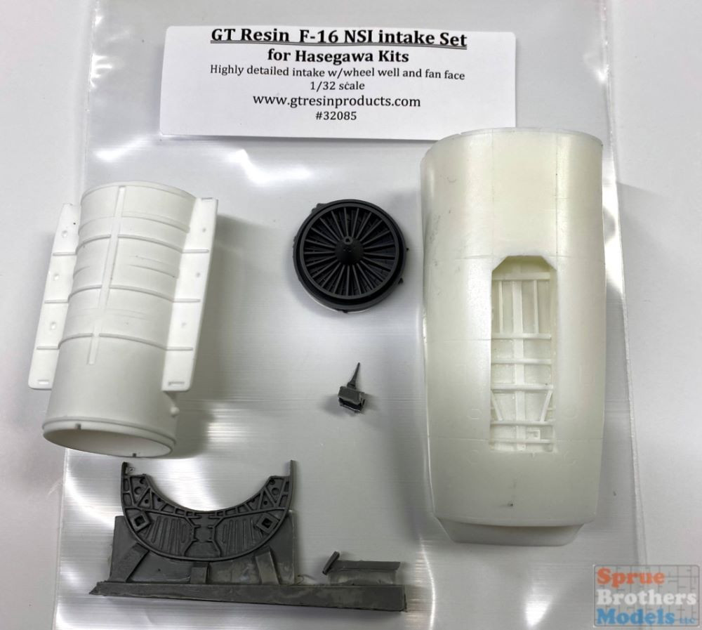 GTR32085 1:32 GT Resin F-16 Falcon NSI Seamless Intake Set (HAS kit ...